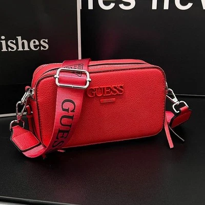 A+New Guess one Shoulder Crossbody Small Square Solid Letter Women's Casual Bag - Image 1 of 4