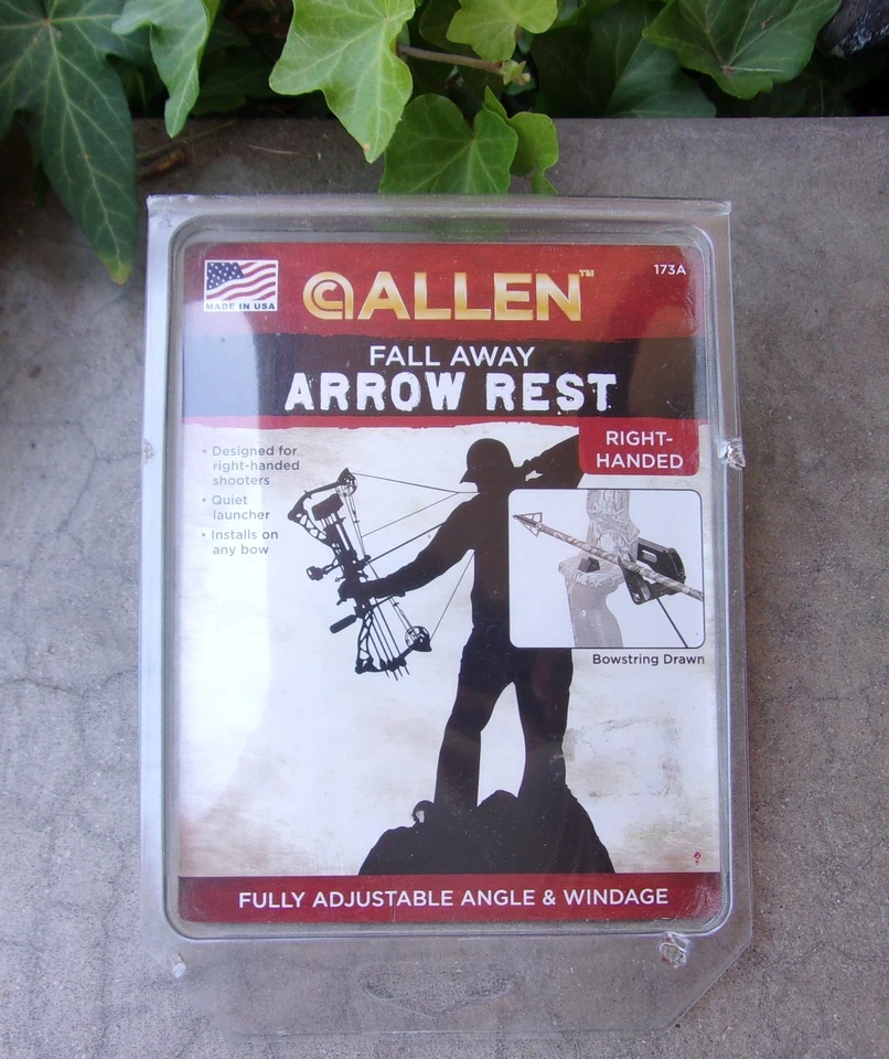 Allen Fall Away Arrow Rest 173A Right-Handed USA (NIP) - Image 1 of 3