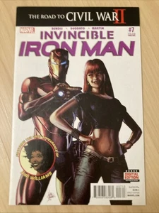 Marvel Invincible Iron Man 7 2016 3rd Print 1st App Riri Williams Ironheart NM+ - Picture 1 of 6