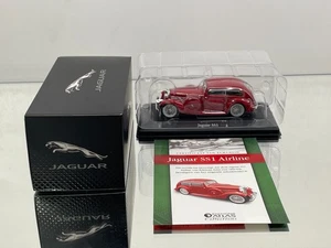 ATLAS 5 JAGUAR SS1 AIRLINE 1935 -RED 1:43- GOOD IN BOX - Picture 1 of 8