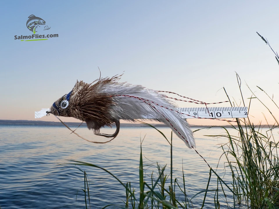 🎣 3er Set: NEU Hechtfliegen / Pike Fly – Shad Diver | Haken #3 | Krautschutz 🦈 - Bild 1 von 1