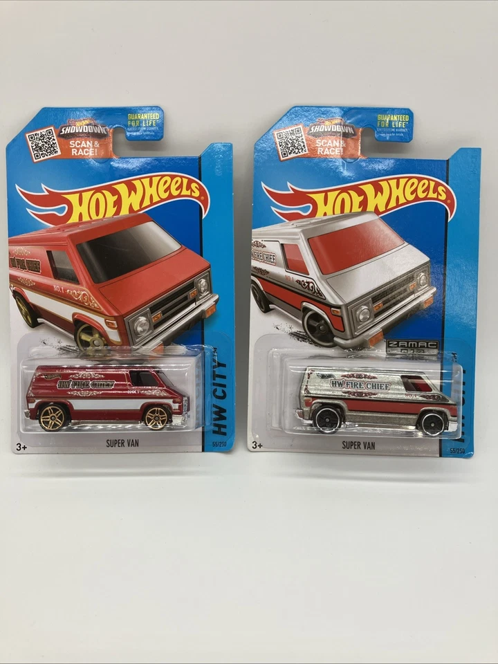 Hot Wheels Zamac Super Van 55/250 (lot Of 2) - Image 1 of 3