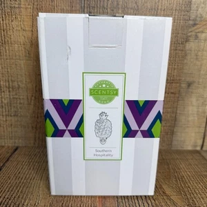 Scentsy Southern Hospitality White Pineapple Plug In Warmer New In Opened Box - Picture 1 of 10