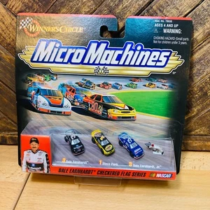 Micro Machines Dale Earnhardt Checkered Flag Series Steve Park Dale Earnhardt Jr - Picture 1 of 10