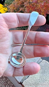 Victorian Sterling Silver Mustard / Salt Spoon - Henry Holland - London - 1855 - Picture 1 of 24