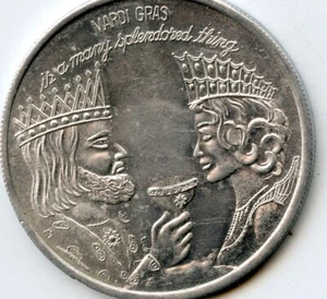 Mardi Gras Doubloon: King and Queen - Picture 1 of 2