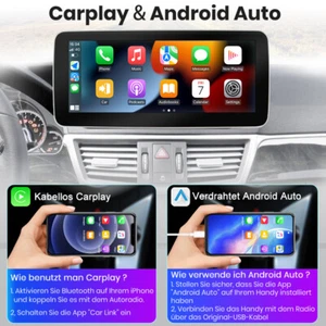 Radio Coche Android 12.3" para Mercedes Benz Clase E W212 2013-2014 Carplay GPS - Imagen 1 de 9