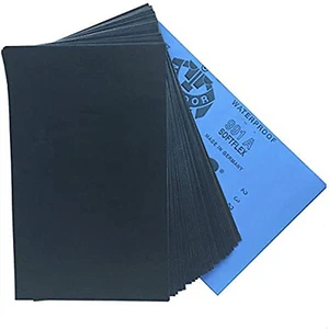 STARCKE 9" x 11" Premium Wet or Dry Waterproof Silicon Carbide Sandpaper Sheets - Picture 1 of 7