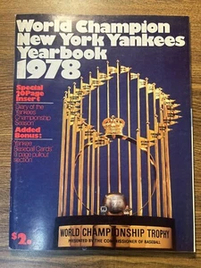 1978 New York NY Yankees Yearbook MLB Baseball World Series Champions - Picture 1 of 8