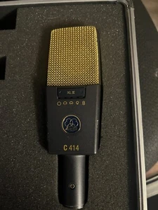 AKG C414 XLII Pojedynczy mikrofon w świetnym stanie, oryginalna zawartość w zestawie - Zdjęcie 1 z 5