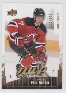 2009-10 Upper Deck MVP Gold Script /100 Paul Martin #126