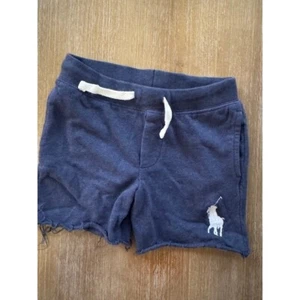 2 Pair BUNDLE- Polo Ralph Lauren Shorts Big Pony Cut Off Hem Casual Blue 4/4T - Picture 1 of 6