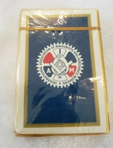 Vintage I.A.M. Union Playing Cards Sealed Intl Union of Machinists Aerospace - Picture 1 of 4