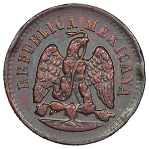 Mexique - 1 un centavo 1890 Mo - Mexico - cuivre - KM.391.6 - monnaie mexicaine - Picture 1 of 2