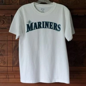 Seattle Mariners Morse Boeing White T-Shirt XL 18/20 - Picture 1 of 9