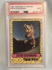 1987 ASTROBOYZ SURF CARDZ STEVE STEADHAM RC PSA 9 POP 3 ONLY 1 GRADED HIGHER