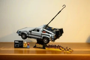 back to the future supporto infuocato per lego delorean ritorno al futuro 10300 - Imagen 1 de 4
