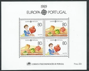1989 EUROPA PORTOGALLO FOGLIETTO MNH ** - B - Imagen 1 de 1