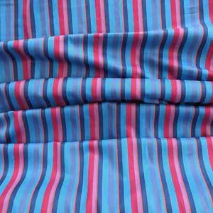 Cotton Fabric Woven Mixed Stripe 145cm Wide By The Half Metre - Picture 1 of 7