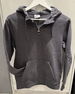Lonsdale Dark Grey Hooded Sweatshirt Size Small For Women  - Image 1 of 4