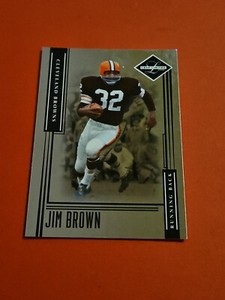🏈 #531/799 2006 Jim Brown Leaf Limited Card #140
