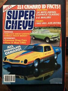 1981 Super Chevy ZL-1 Camaro 1956 Chevy Bel Air 409 Impala 1962 Biscayne Nova SS