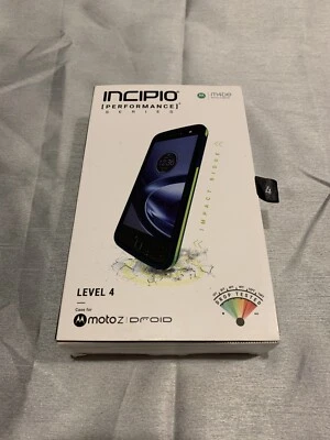 Funda Incipio Performance Series Nivel 4 - Motorola Moto Z Droid - Azul Marino/Amarillo Foto 1 de 4