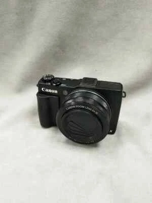 Canon PowerShot G1 X Mark II 5x Zoom Touch Flip Screen Digital Camera Black - Image 1 of 4