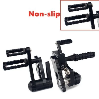 Estriberas antideslizantes de control delantero para Harley Breakout FXSB 2013-2017 Softail Foto 1 de 4