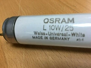 OSRAM Leuchtstofflampe L10W/25 Weiss-Universal-White  26 x 470mm MADE IN GERMANY - Bild 1 von 1