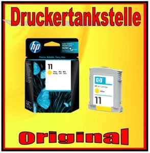 original HP 11 yellow Business Inkjet 2600 2800 Designjet 510 800 815 820 70 TOP - Bild 1 von 2