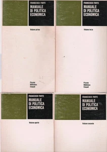 FRANCESCO FORTE : HANDBUCH DER WIRTSCHAFTSPOLITIK_ IN 4 BÄNDEN_PBE_EINAUDI 1975 - Bild 1 von 1