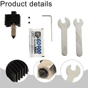 Metal Nozzle and Heater Assembly for Enhanced For 3D Printing Experience - Zdjęcie 1 z 12