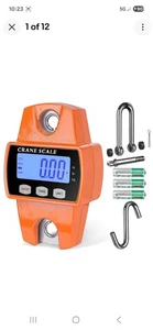 Báscula Colgante Digital 660Lb con Estuche de Aluminio Fundido, Mini Grúa Portátil 300Kg S - Imagen 1 de 8