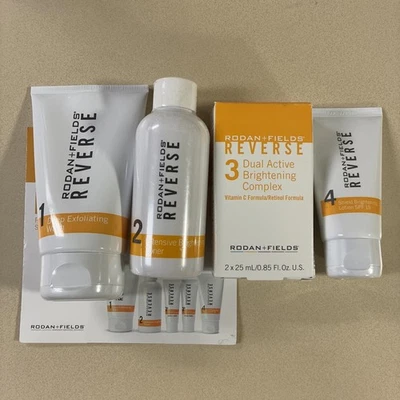 Rodan + Fields REVERSE REGIMEN New Formula Open Box 4 Factory Sealed Products - Image 1 of 2