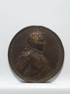 1757 Frederick II the Great Battle of Prague Bronze Medal (P1) - Picture 1 of 6