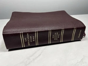 Zondervan Life Application Study Bible NASB 2000 New American Standard Leather - Picture 1 of 7