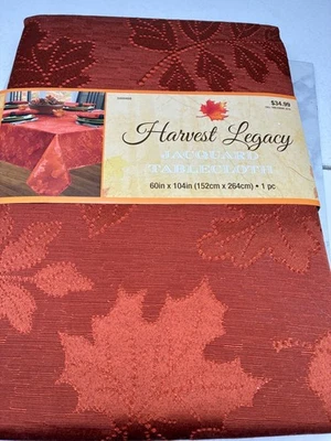 Harvest Legacy Damask Fabric Table Cloth Fall, Harvest, and Thanksgiving Tabl... - Image 1 of 4