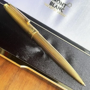 [Near Mint] Montblanc Meisterstück 1644 Kugelschreiber Gold Barley Solitaire - Bild 1 von 16