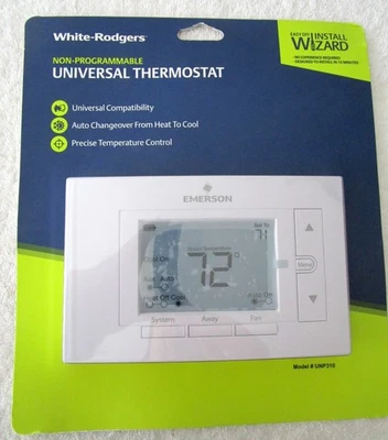 TERMOSTATO UNIVERSAL NÃO PROGRAMÁVEL EMERSON~NOVO/SELADO~MODELO UNP310 - Imagem 1 de 4