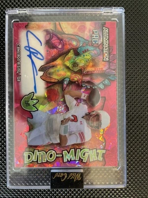 Cameron Rising 2023  Auto Wild Card Alumination Dino-Might Utah T-Rex - Image 1 of 4