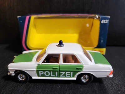 CORGI TOYS 412 MERCEDES 240D POLICE CAR DIECAST VINTAGE 1979 IN ORIGINAL BOX - Image 1 of 4
