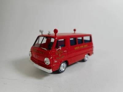 Brekina Dodge A100 Van Bus Pompiere 34304 1:87 Modello Pronto - Immagine 1 di 4