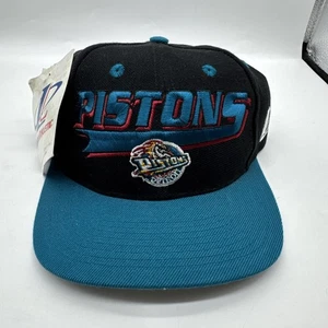 Vintage LogoAthletic NBA Detroit Pistons HORSE LOGO Snapback 90s' deadstock NWT - Picture 1 of 13