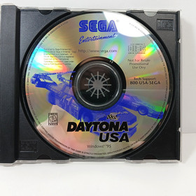 Daytona USA PC Game 1996 Sega Sports Car Racing Promotional Disc