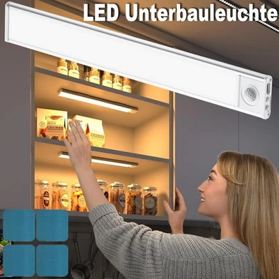 NEW LED Under Cabinet Motion Sensor Light Bar Kitchen Cabinet Night Lamp - Image 1 of 4