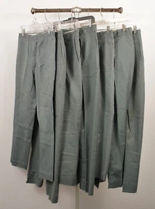 Men's VTG 1960s Lot of 7 Teal Blue Job Corp Pants Sizes 27-33 60s Trousers - Picture 1 of 7