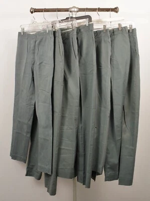 Lote De 7 Pantalones Job Corp Azul Teal Años 60 De Colección Para Hombre Tallas 27-33 Pantalones Años 60 Foto 1 de 4