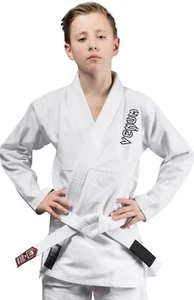 Venum Kids Contender Brazilian Jiu-Jitsu Gi White C3 FULL SET - Picture 1 of 15
