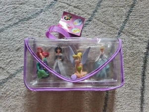 Disney Store 4 Princess Figurines Play Set In Tote Vintage NEW - Picture 1 of 2